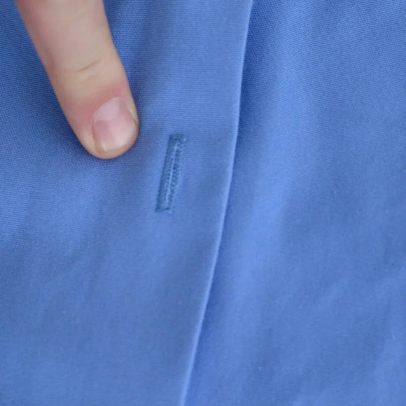 Vintage Koret Baby Blue Button Down Midi Skirt - Picture 10 of 11